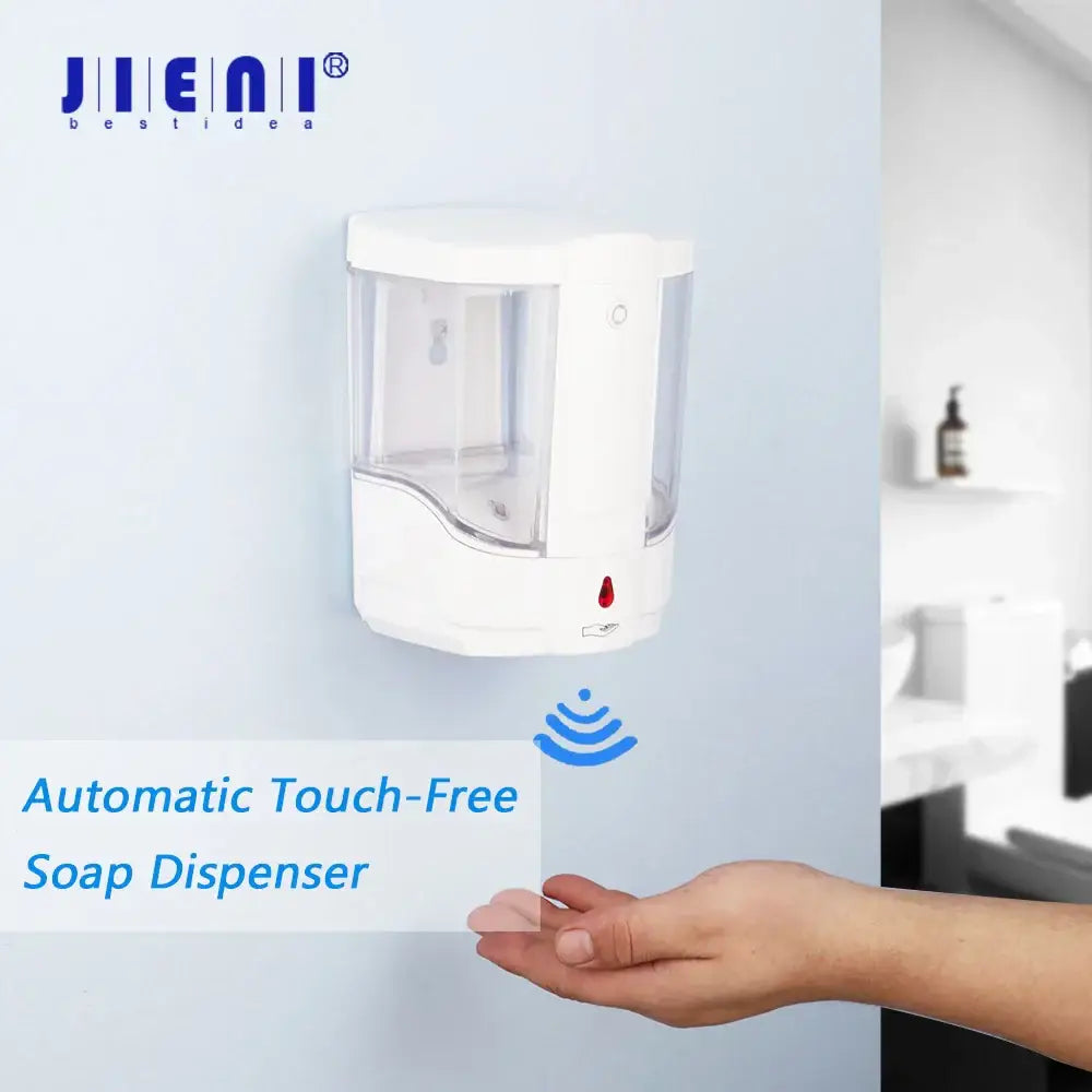 White Automatic Soap Dispenser