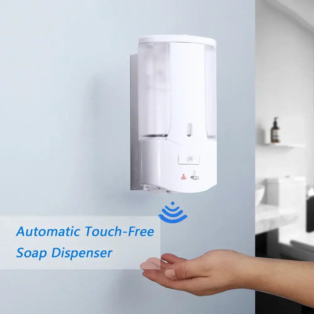 White Automatic Soap Dispenser