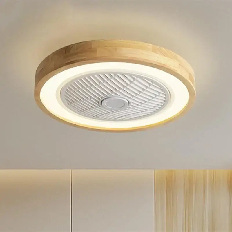Wood LED Ceiling Fan