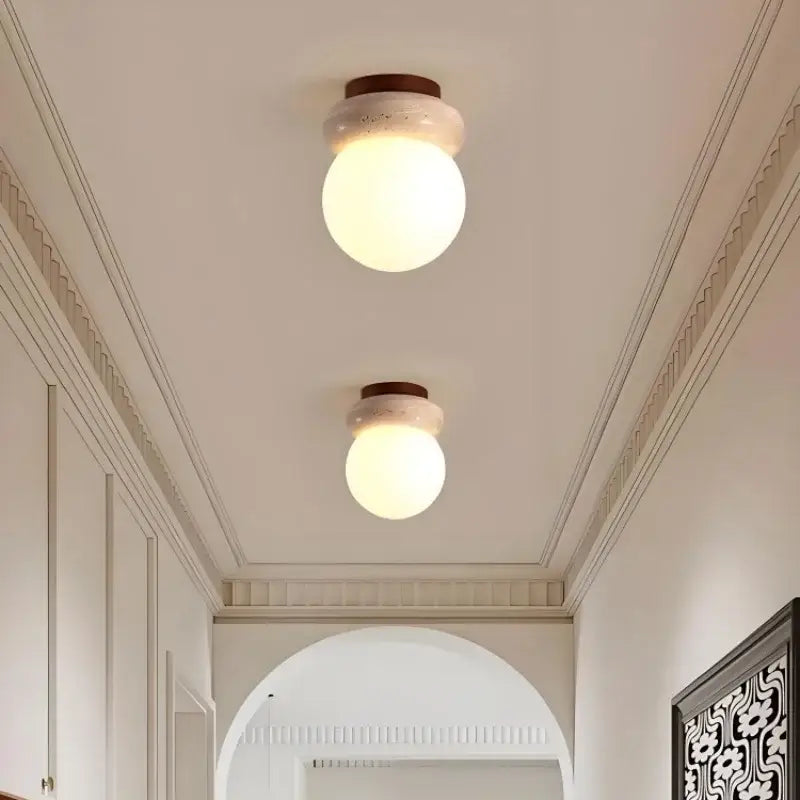 Travertine LED Ceiling Light