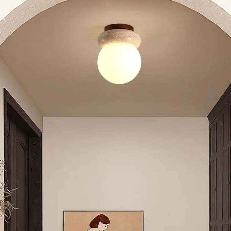 Travertine LED Ceiling Light