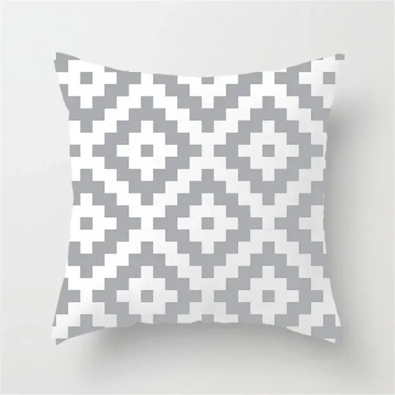 Yellow Gray Stripe Pillowcase