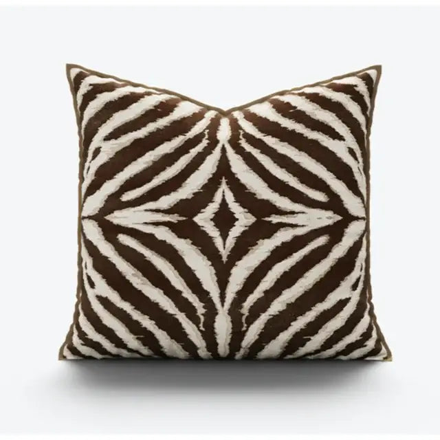 Zebra Pattern Pillow Cover