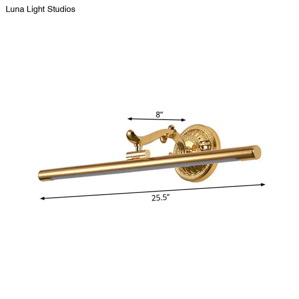 Gold Linear Vanity Light