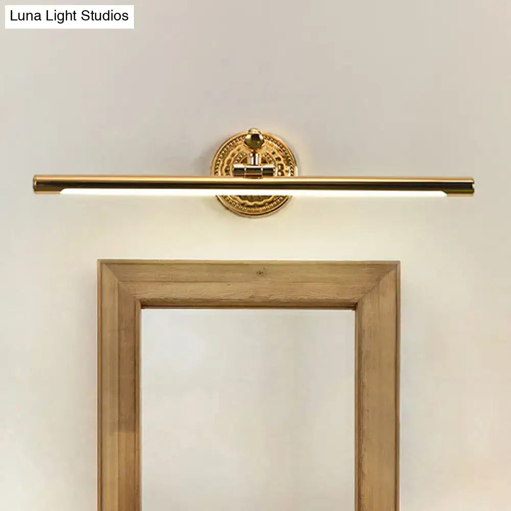 Gold Linear Vanity Light