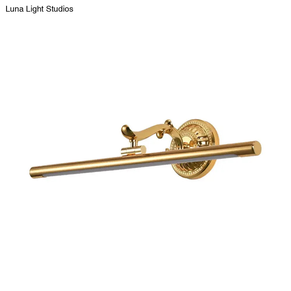 Gold Linear Vanity Light