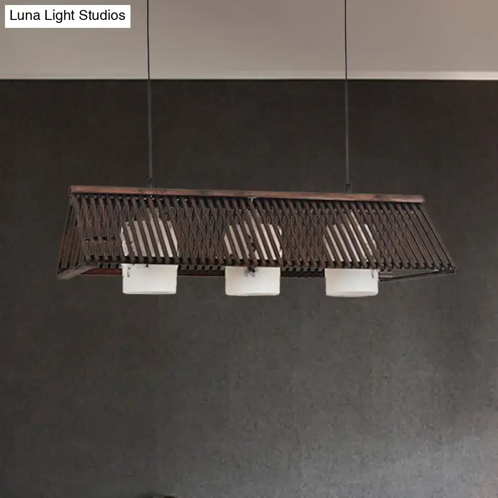 Bamboo Linear Island Light