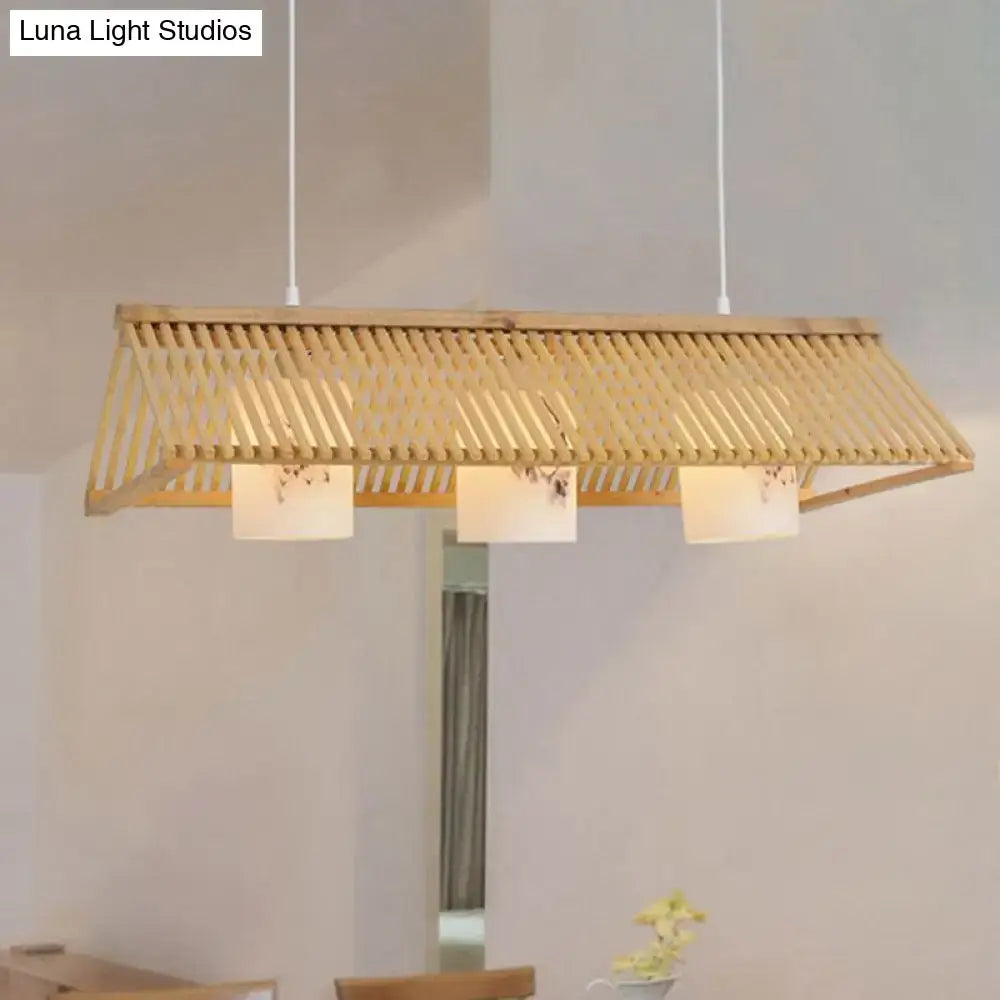 Bamboo Linear Island Light
