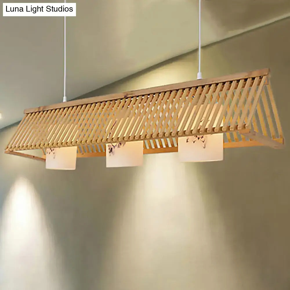 Bamboo Linear Island Light