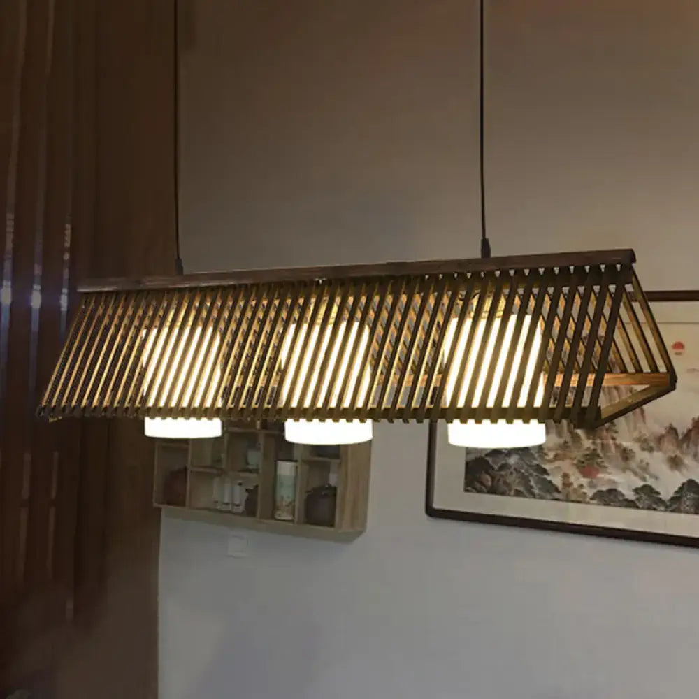 Bamboo Linear Island Light