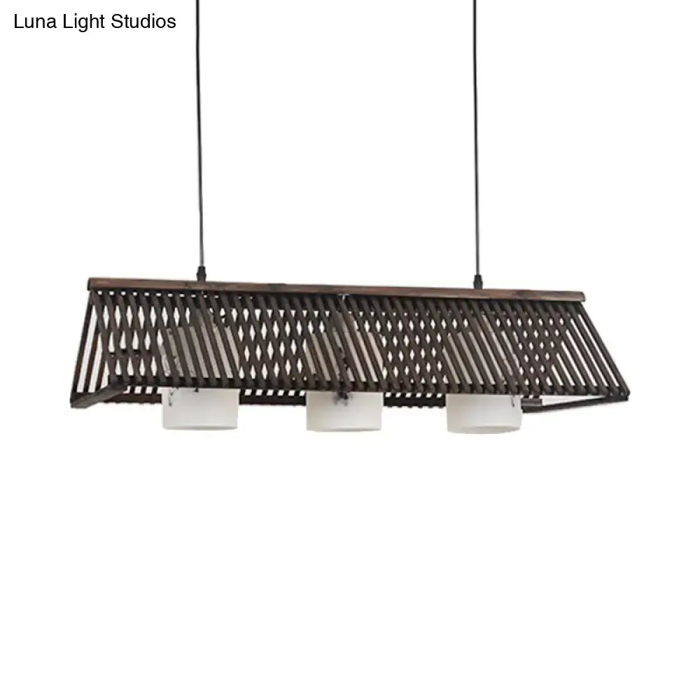 Bamboo Linear Island Light