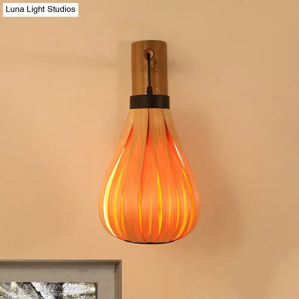 Bamboo Slat Wall Lantern