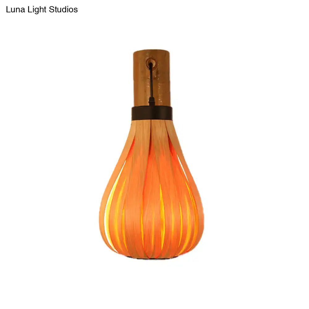 Bamboo Slat Wall Lantern
