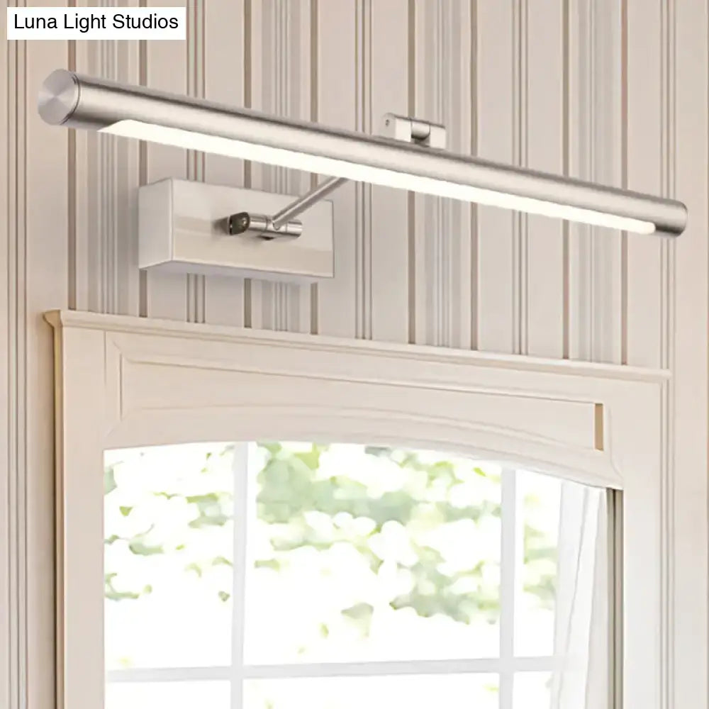 Silver Adjustable LED Lamp Four Size Options