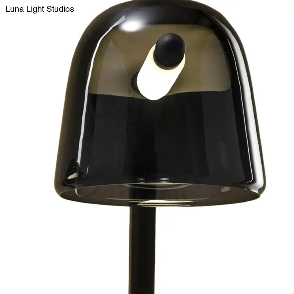 Black White Glass Sconce