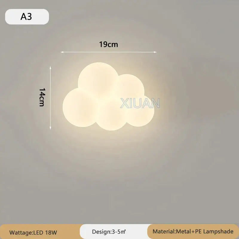 Cloud Cartoon Nursery Lamp