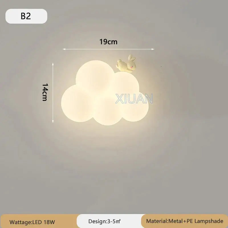 Cloud Cartoon Nursery Lamp