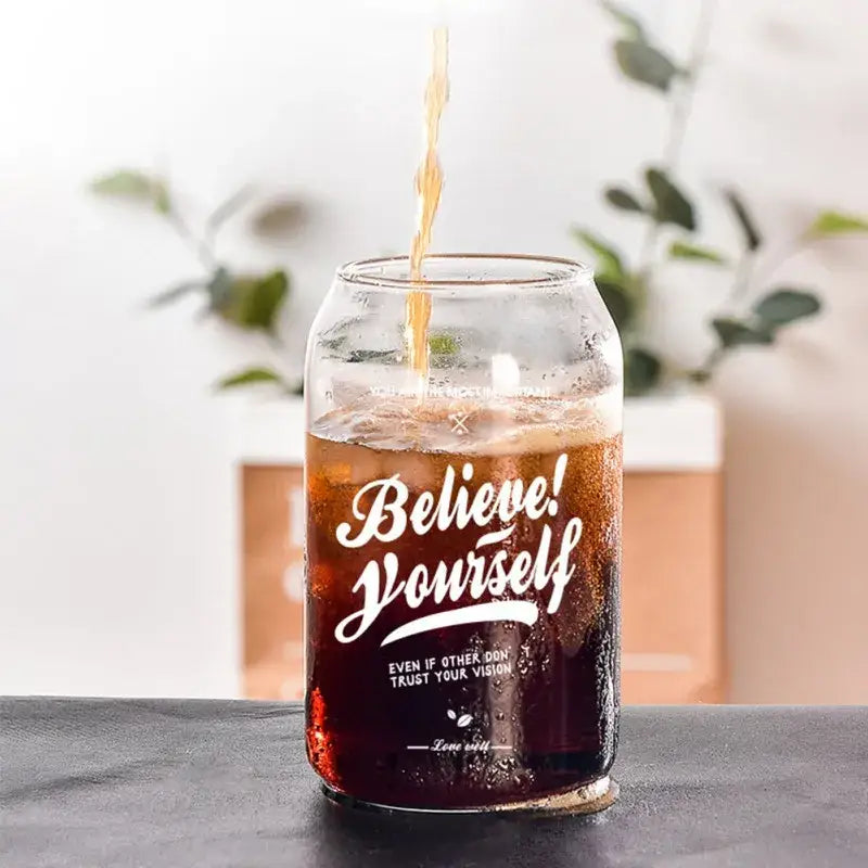 Engraved Glass Beer Mug