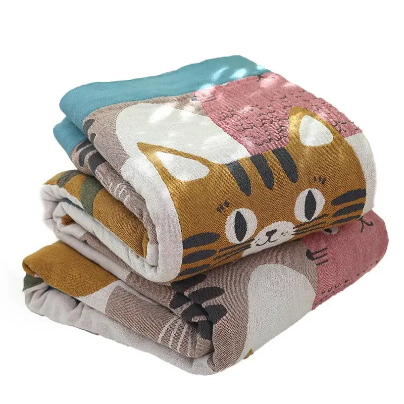 Boho Cotton Cat Blanket