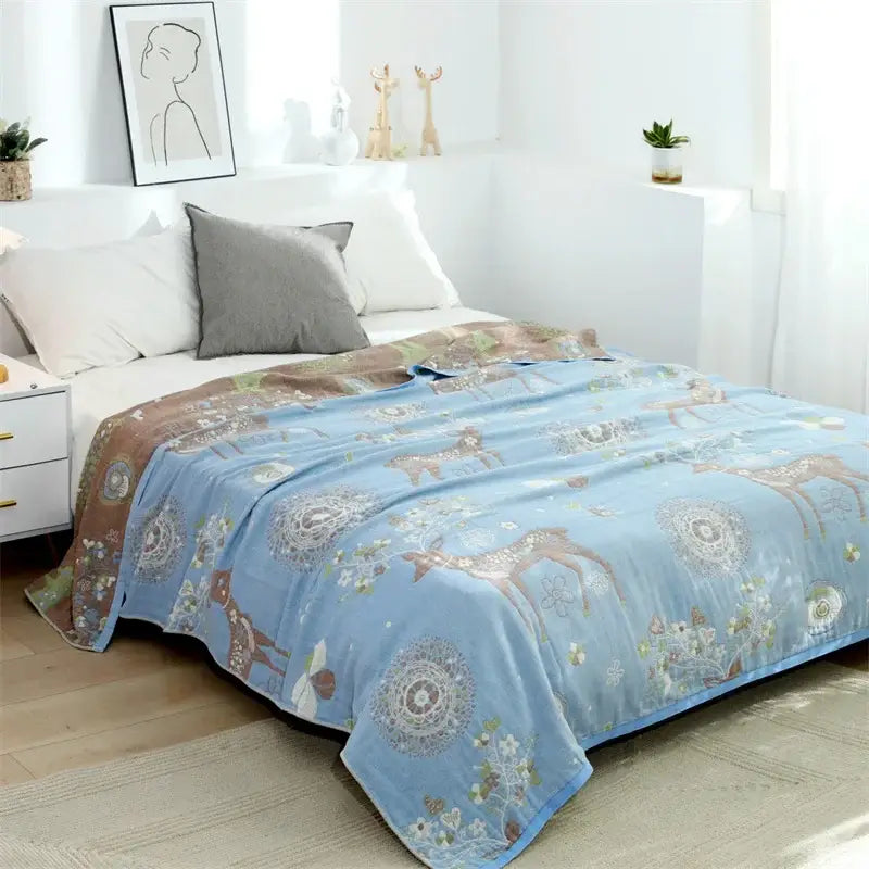 Boho Cotton Cat Blanket