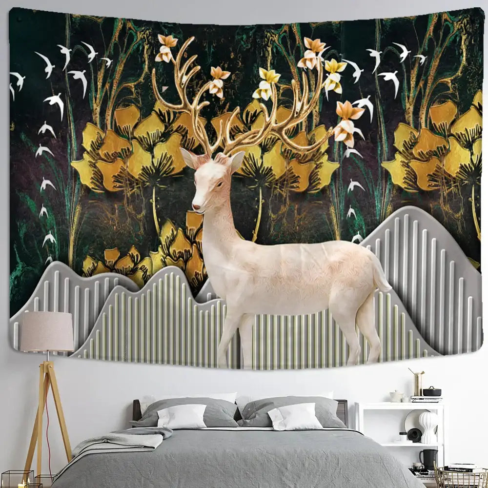 Elk Forest Wall Tapestry