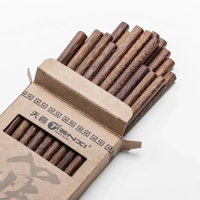 Dark Wood Chopsticks Set