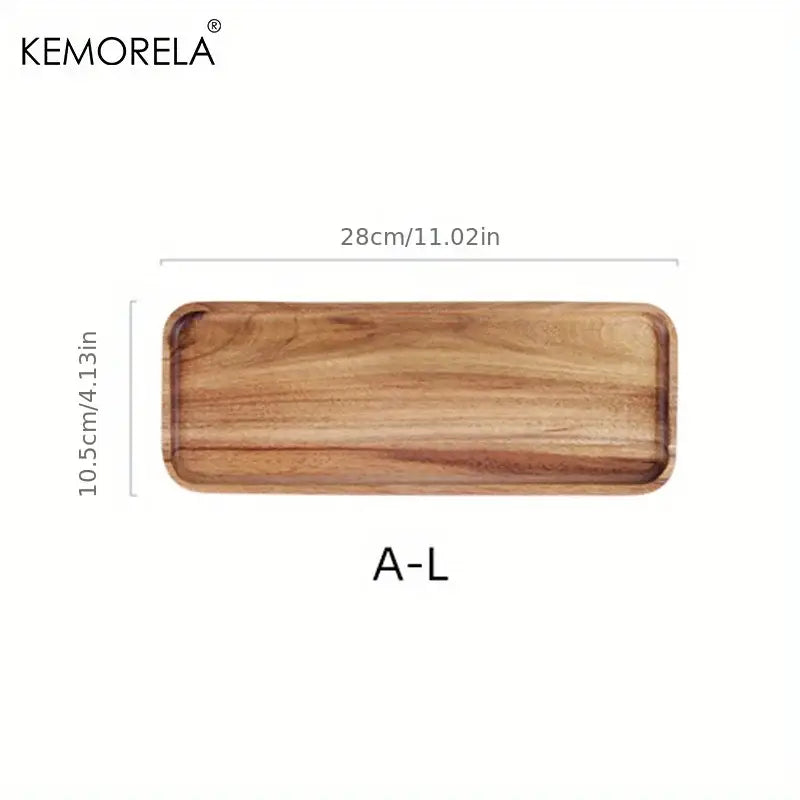 Two-Tone Acacia Serving Tray
