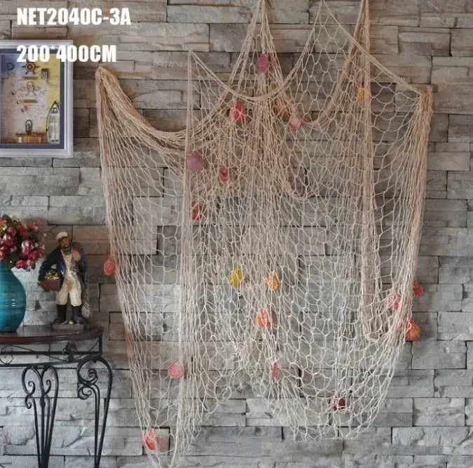 Blue Nautical Fishing Net