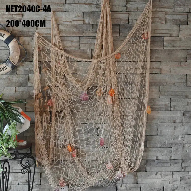 Blue Nautical Fishing Net