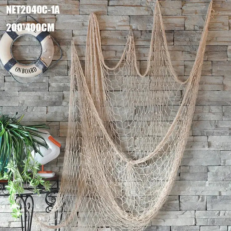 Blue Nautical Fishing Net