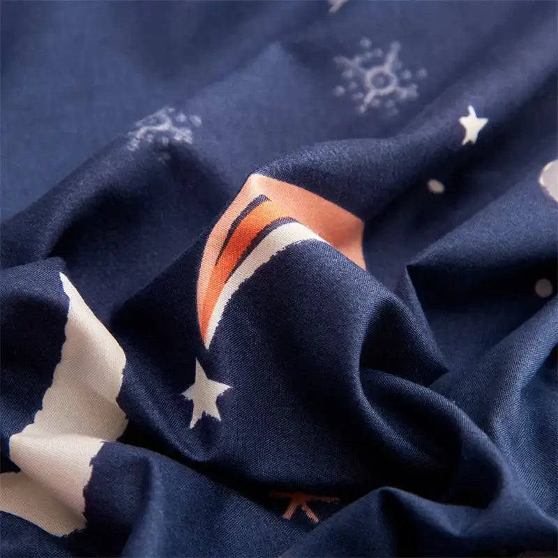 Navy Cosmos Luminous Bedding