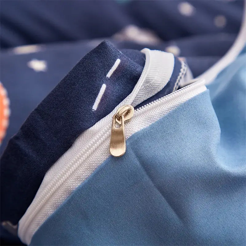 Navy Cosmos Luminous Bedding