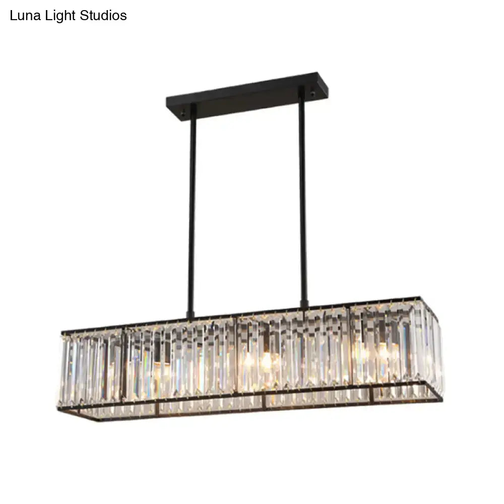 Bronze Crystal Pendant Chandelier