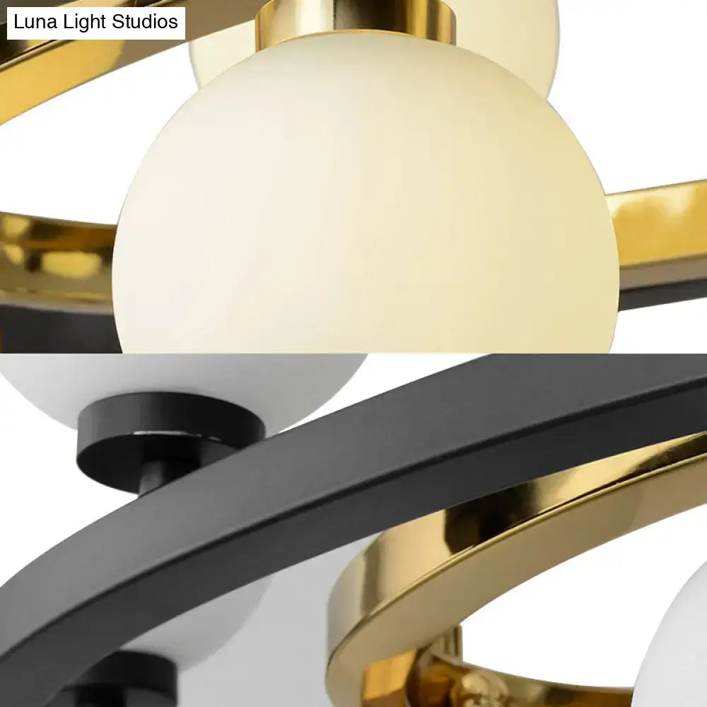 Black Bubble Pendant Chandelier