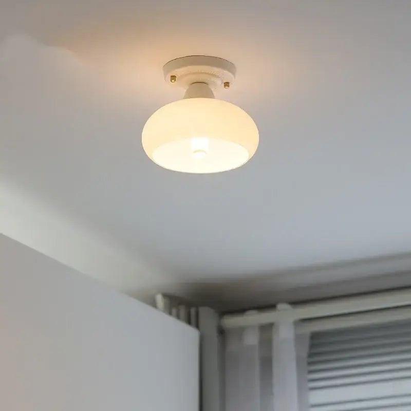 Cream Ceramic Ceiling Light