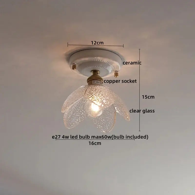 Cream Ceramic Ceiling Light
