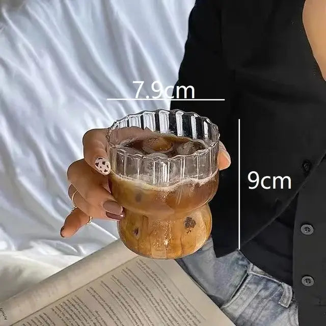 Pink Glass Cocktail Set