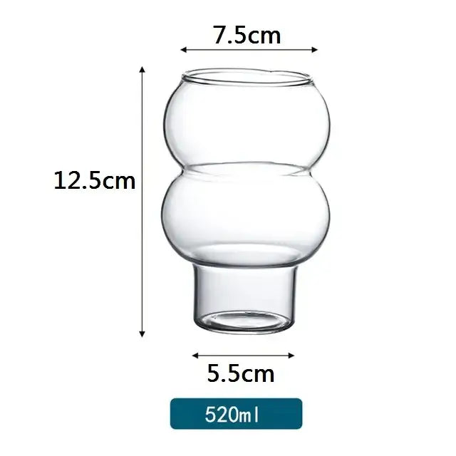 Pink Glass Cocktail Set