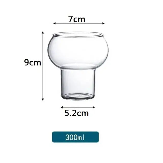 Pink Glass Cocktail Set