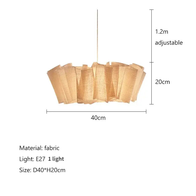 Creamy White Pendant Light