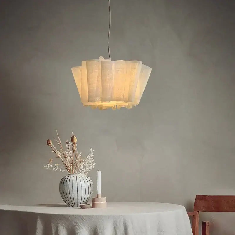 Creamy White Pendant Light