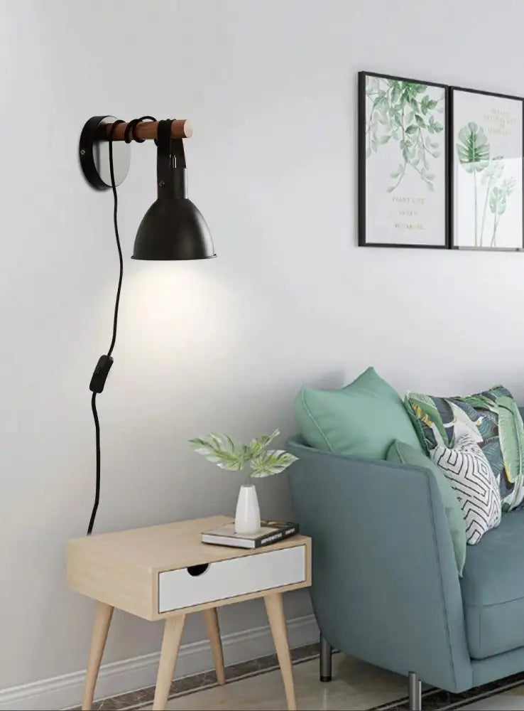 Black Modern Wall Sconce
