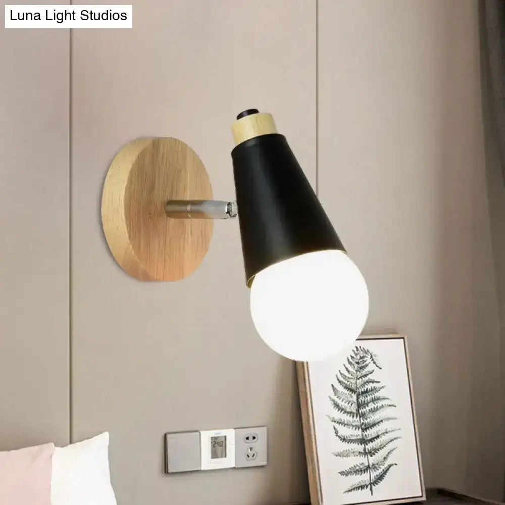 Bamboo Cone Wall Light