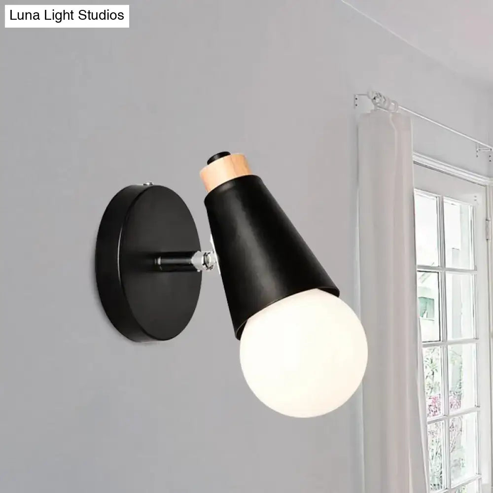 Bamboo Cone Wall Light