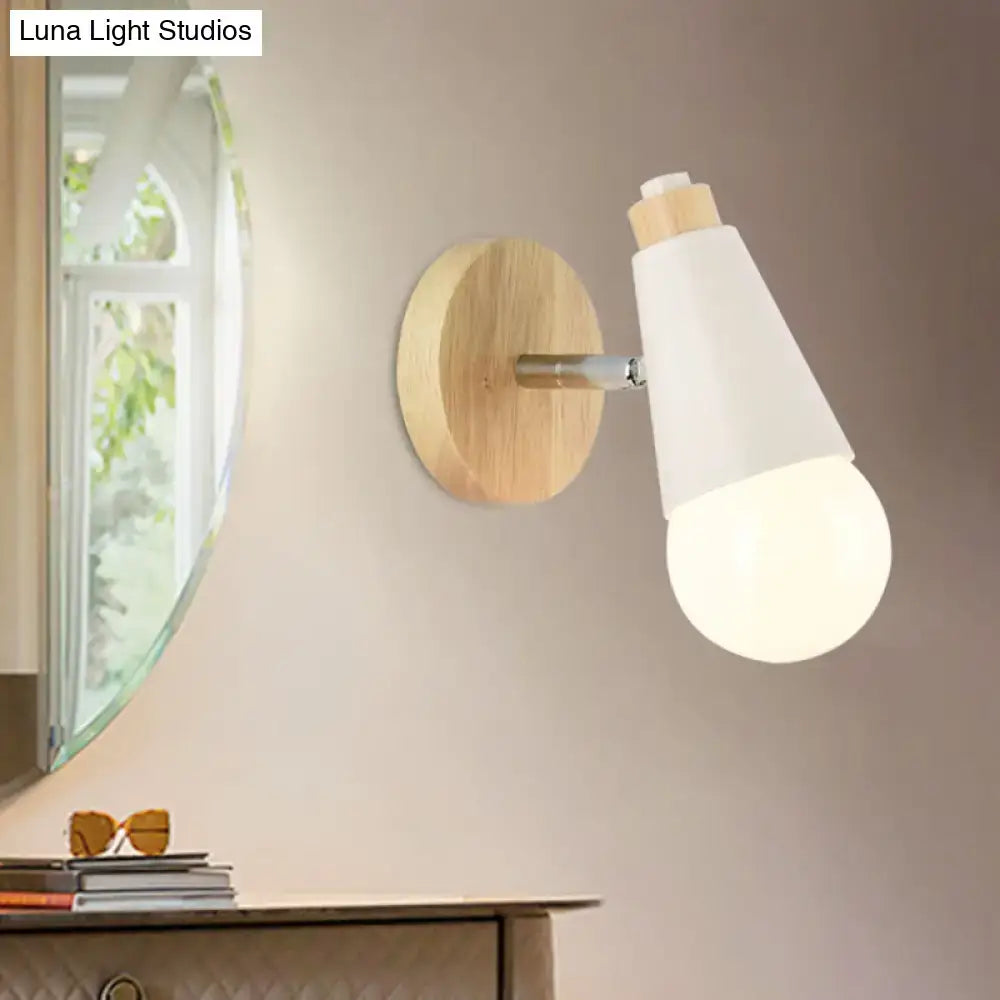 Bamboo Cone Wall Light