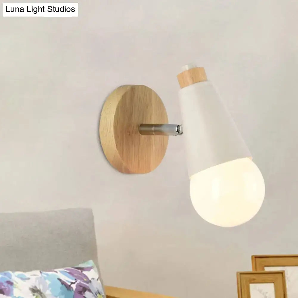 Bamboo Cone Wall Light