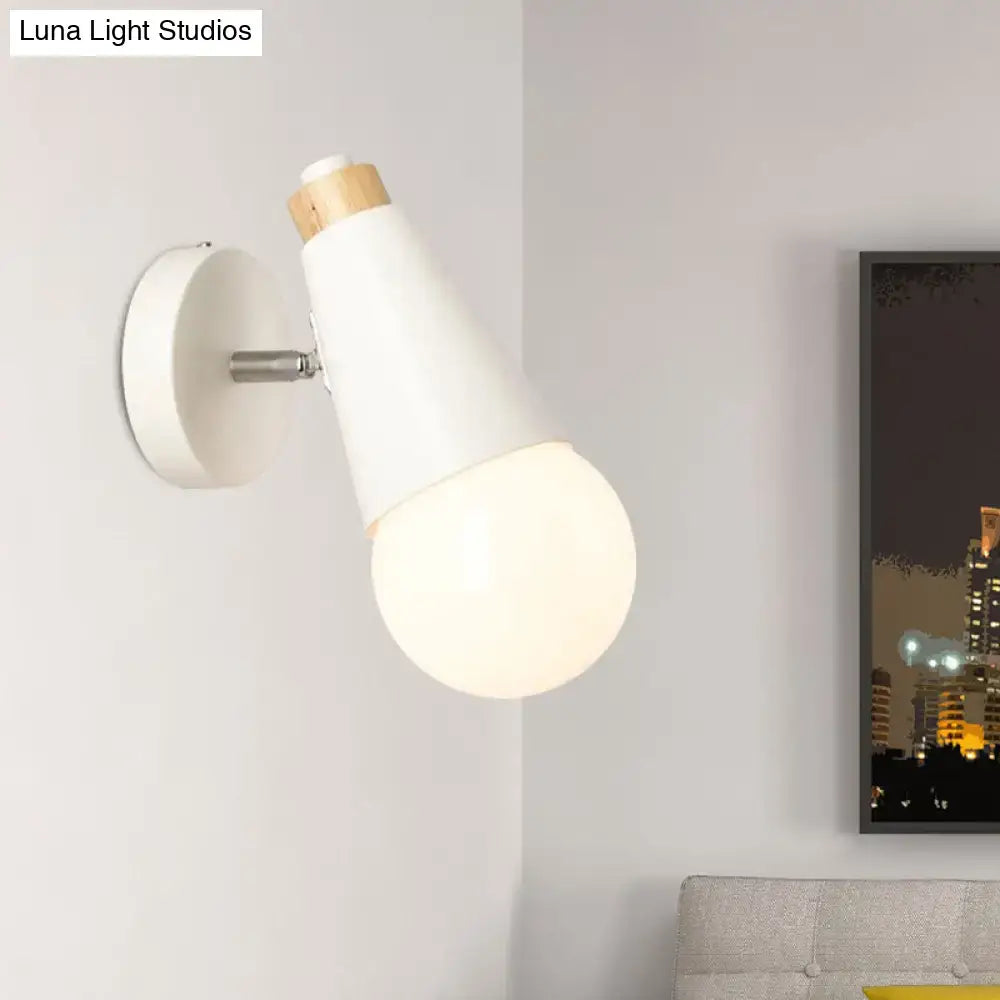 Bamboo Cone Wall Light