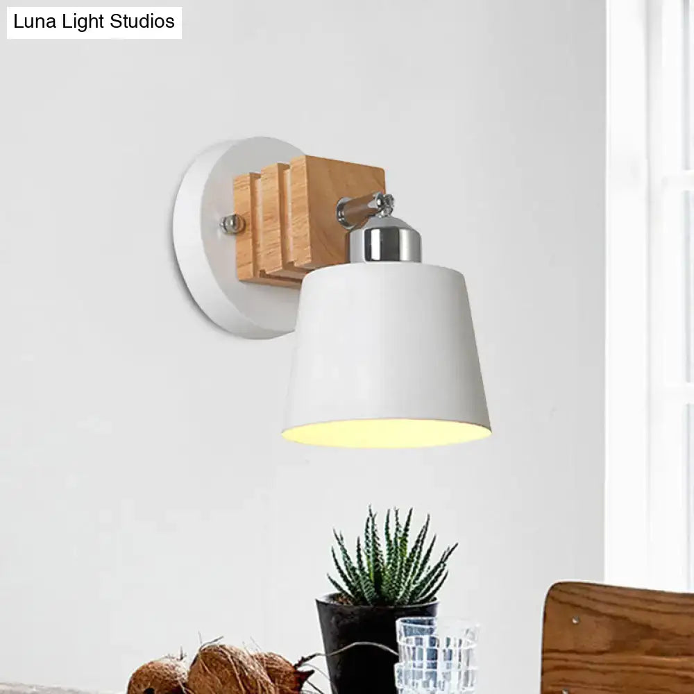 White Ceramic Rotatable Lamp