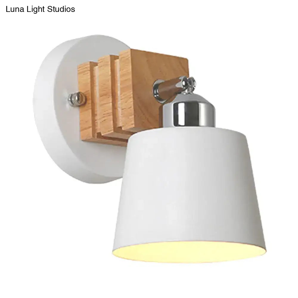 White Ceramic Rotatable Lamp
