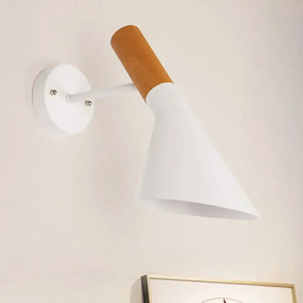 White Monochrome Wall Sconce